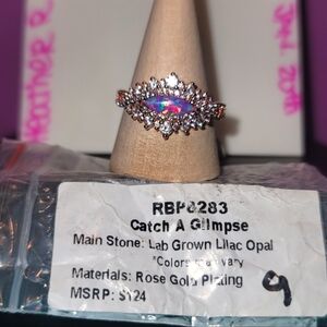 Bomb Party Ring - Size 9 - Lilac Opal